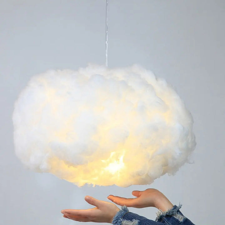 Dreamy Cloud Ceiling Light Pendant | Soft Fabric Ambient Glow for Kids Rooms