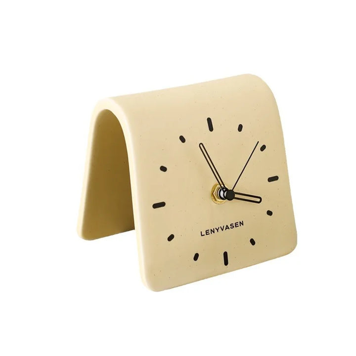 Ceramic Countertop Desk Clock lifestyle setting