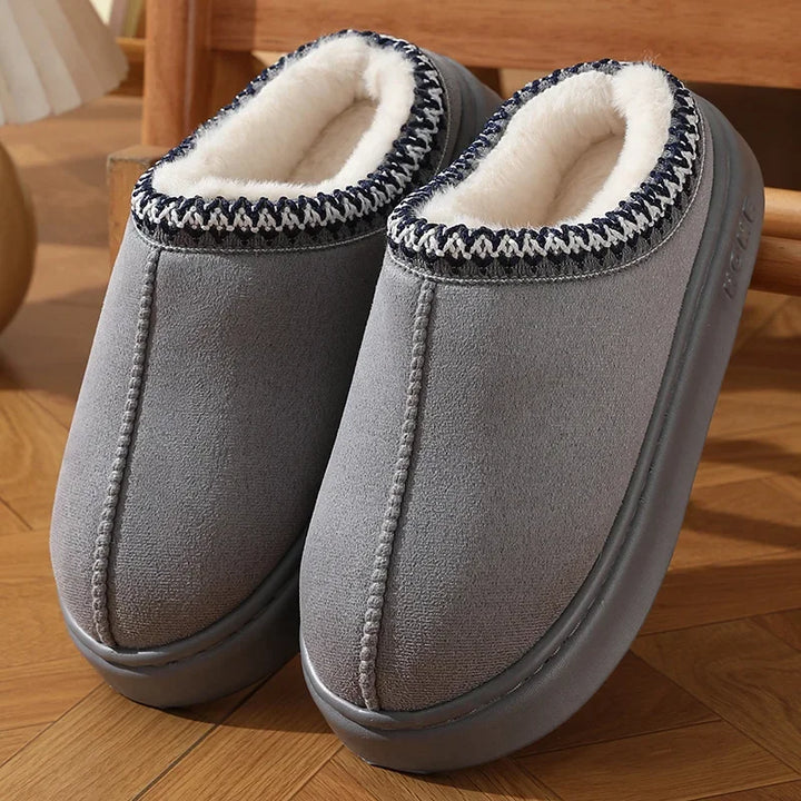 Plush Platform Home Slippers sole detail