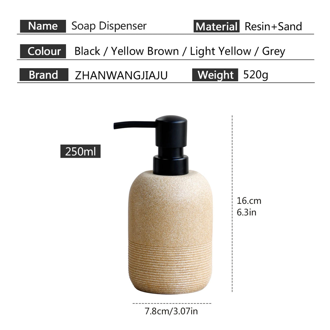 Hand Pump Soap Bottle in use