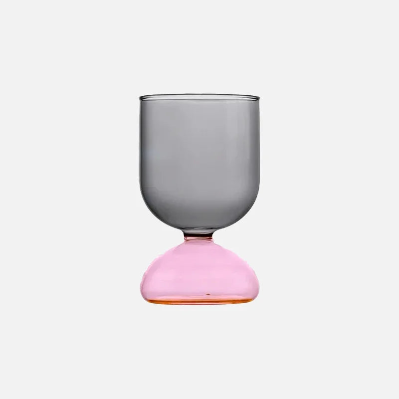 Gray Color-Block Pitcher & Cup Set front view