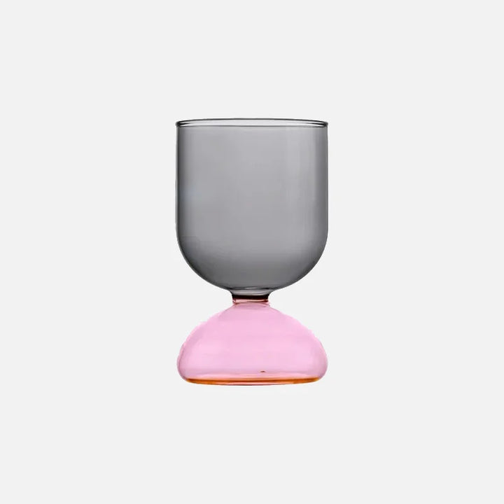 Gray Color-Block Pitcher & Cup Set front view