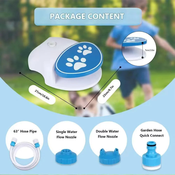 Pet Water Fountain dog using fountain