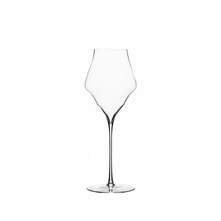 Handmade Thin Crystal Wine Glass rim detail