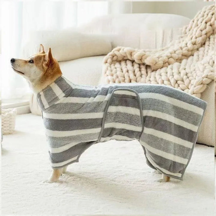 Microfiber Quick-Dry Dog Bathrobe