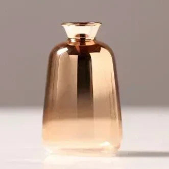 Rose Gold Gradient Glass Vase detail