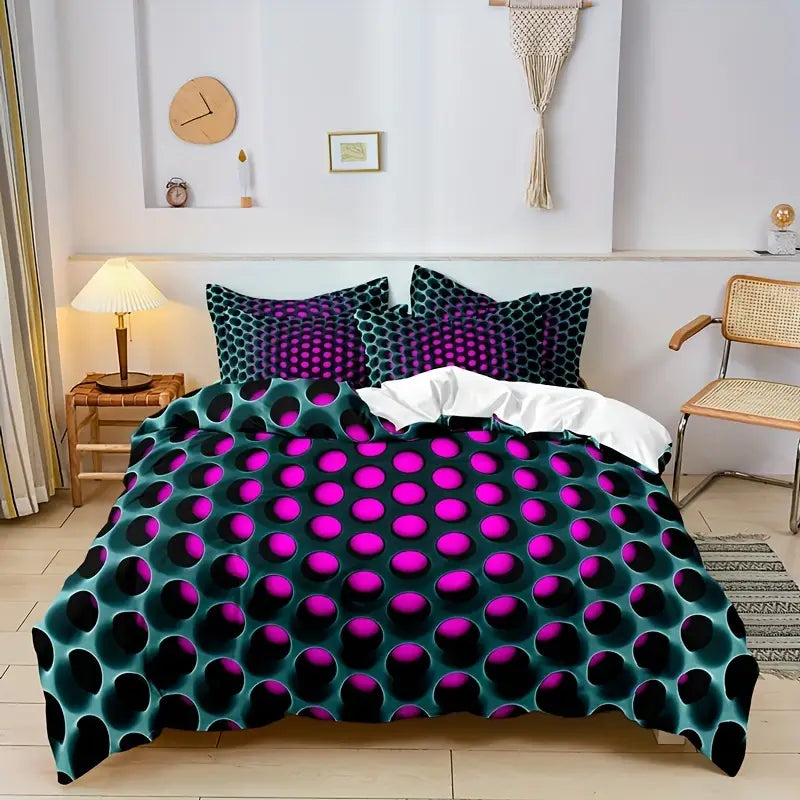 Serene 3D Printed Duvet Cover Set 6