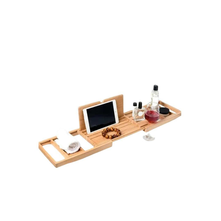 Serene Bamboo Bath Tray 1