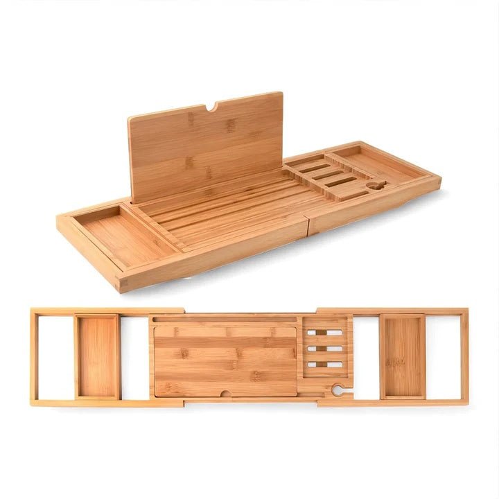 Serene Bamboo Bath Tray 3