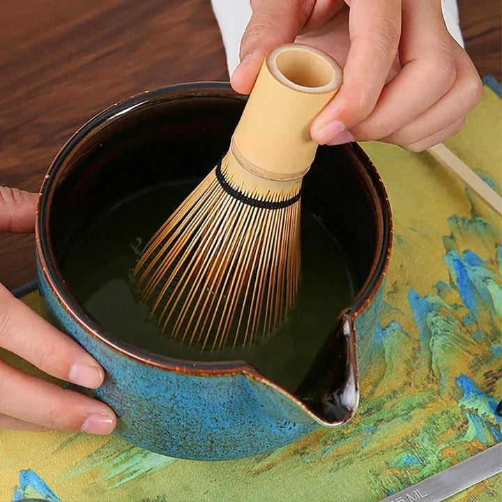 Serene Ceramic Matcha Set 4