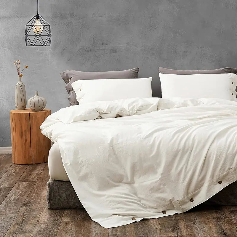 Serene Cotton Duvet Cover Set 0