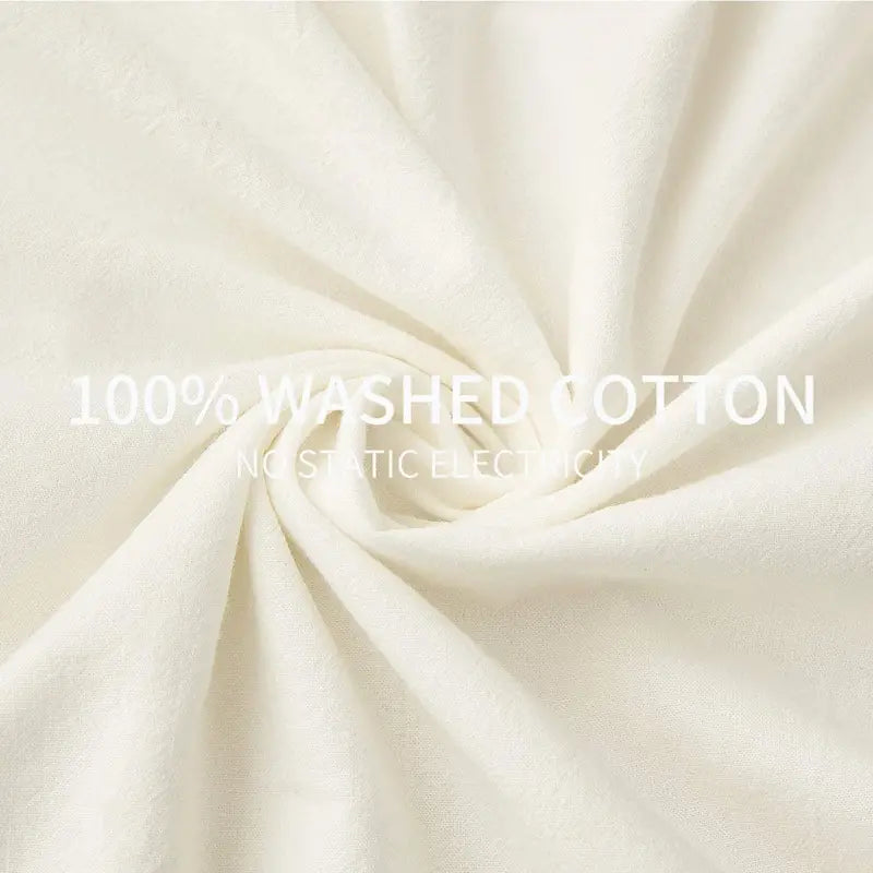 Serene Cotton Duvet Cover Set 3