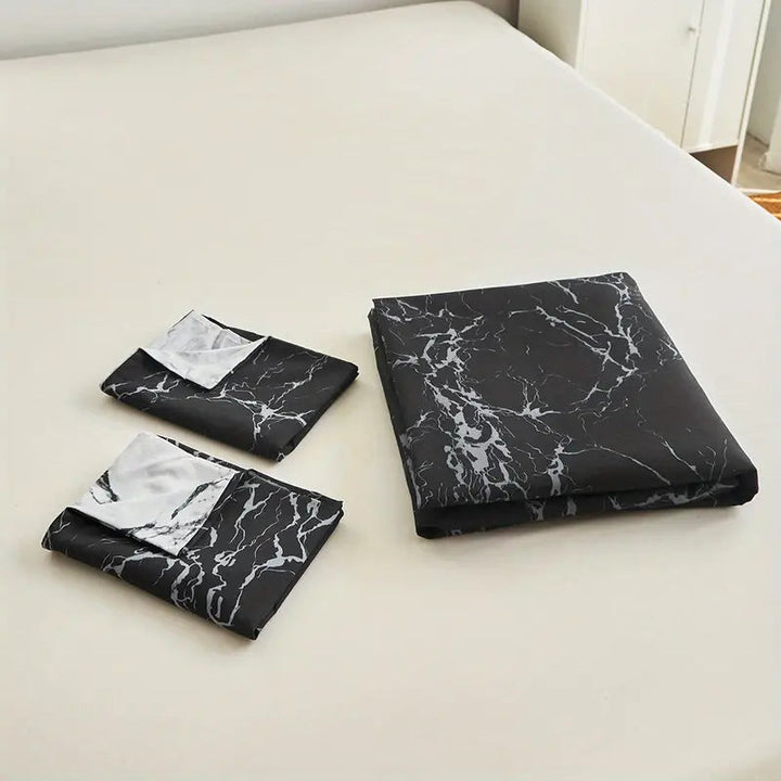 Serene Marble Duvet Cover Set 3