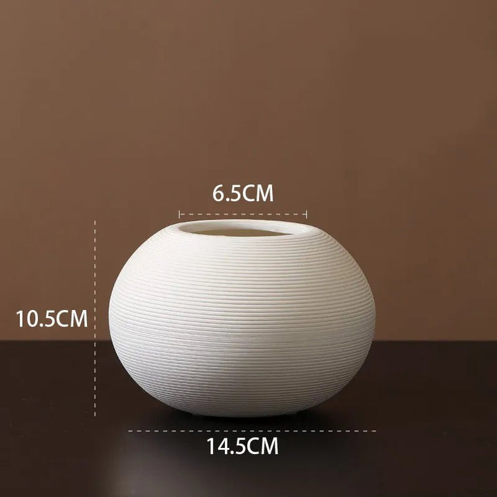 Serene Matte Ceramic Vase 14