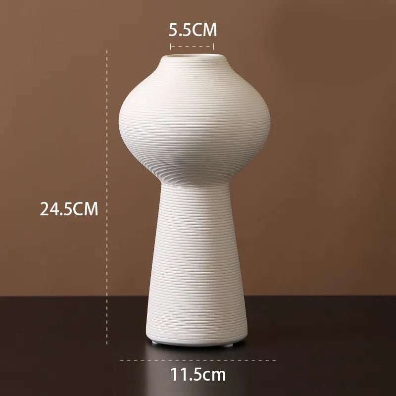 Serene Matte Ceramic Vase 3