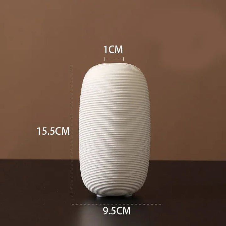 Serene Matte Ceramic Vase 7
