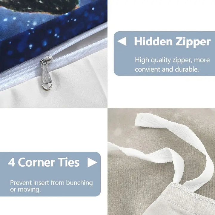Serene Synthetic Fiber Duvet Cover Set 7