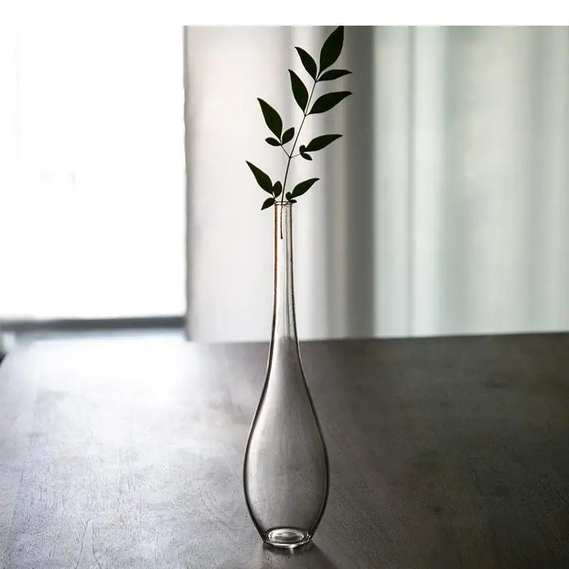 Serene Transparent Glass Vase 2