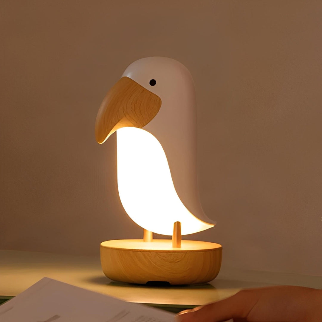 Serene Wooden Cordless Table Lamp 0