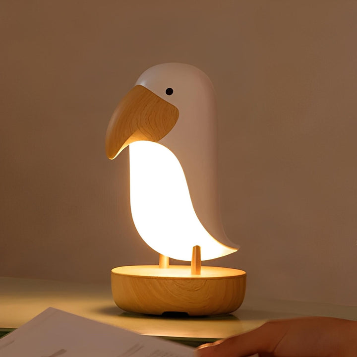 Serene Wooden Cordless Table Lamp 0