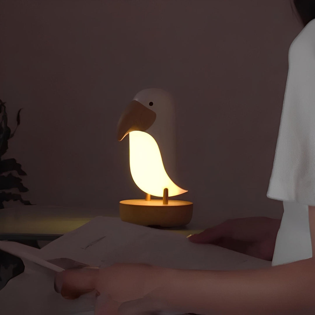 Serene Wooden Cordless Table Lamp 3