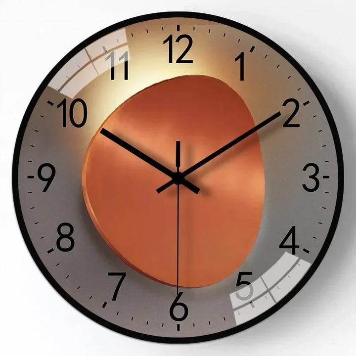 Silent Round Wall Clock design E dial