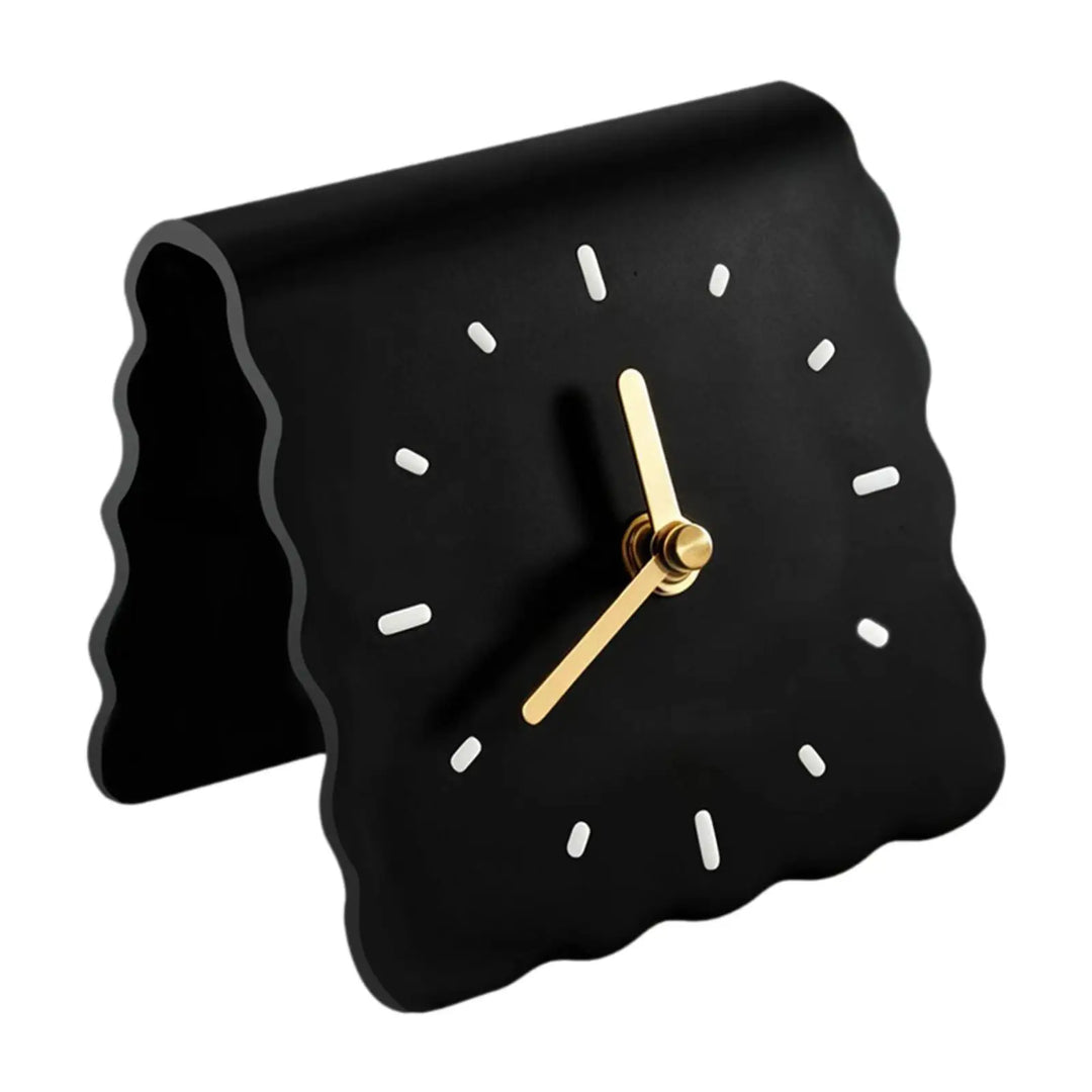 Acrylic Silent Desk Clock front view