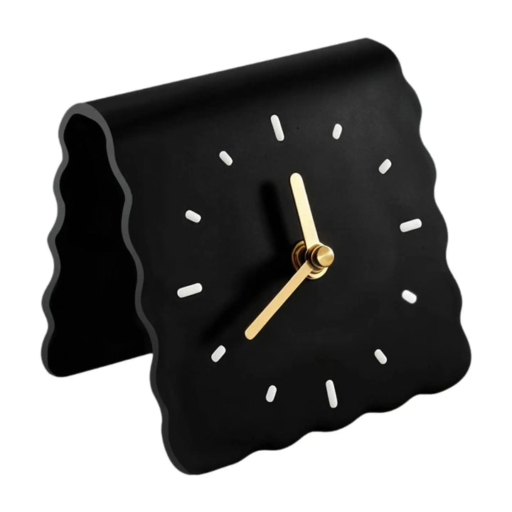 Acrylic Silent Desk Clock front view
