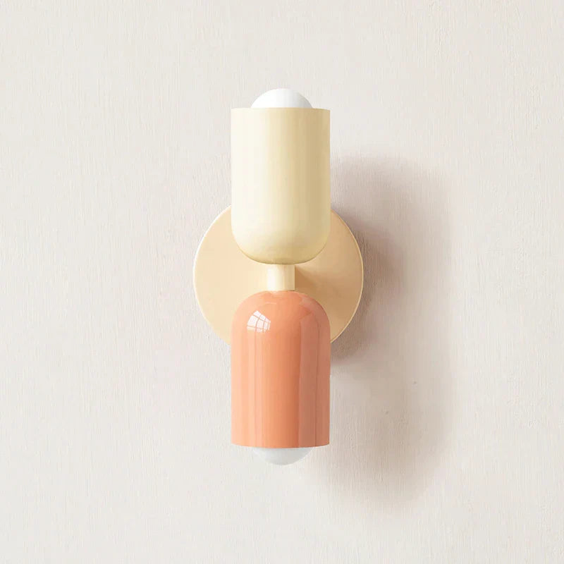 Bold Matte Twin-Bulb Sconce