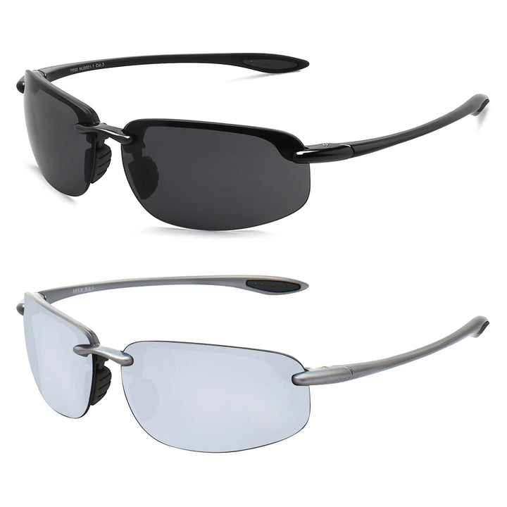 2-Pack Rimless Sunglasses detail view