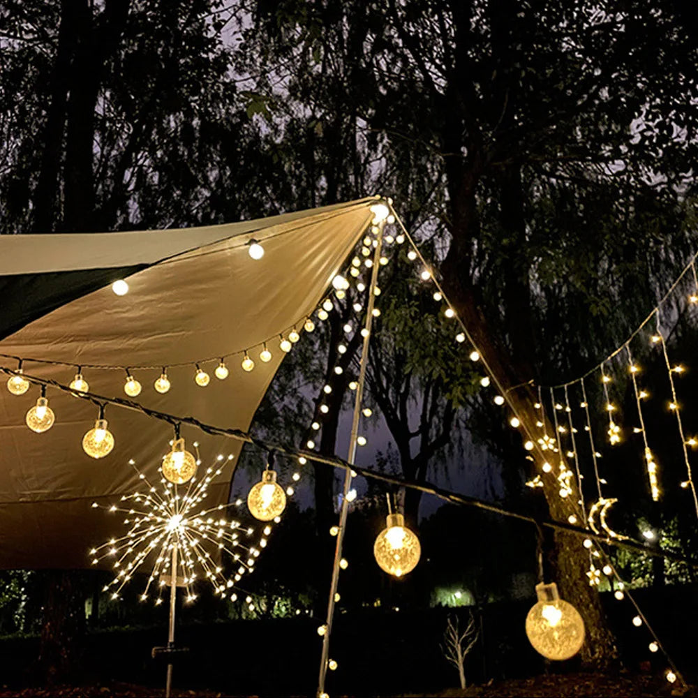 Solar Twinkle Lights package contents