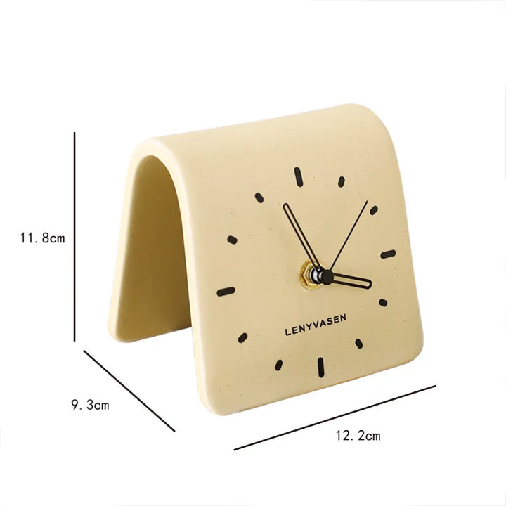 Ceramic Countertop Desk Clock