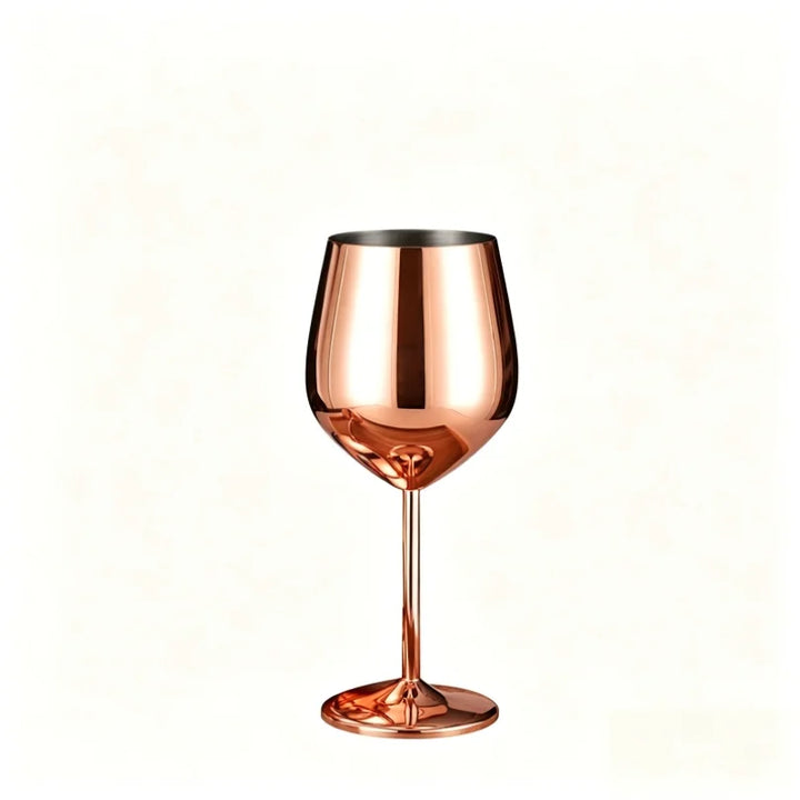Stainless Steel Wine Goblet detail view