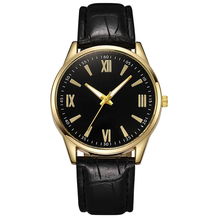 White Vintage Alloy Leather Watch