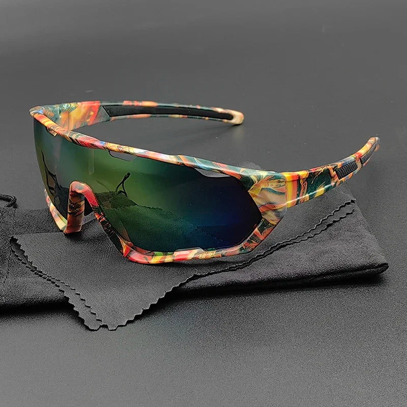 Blue Icon Pro Cycling Sunglasses side view