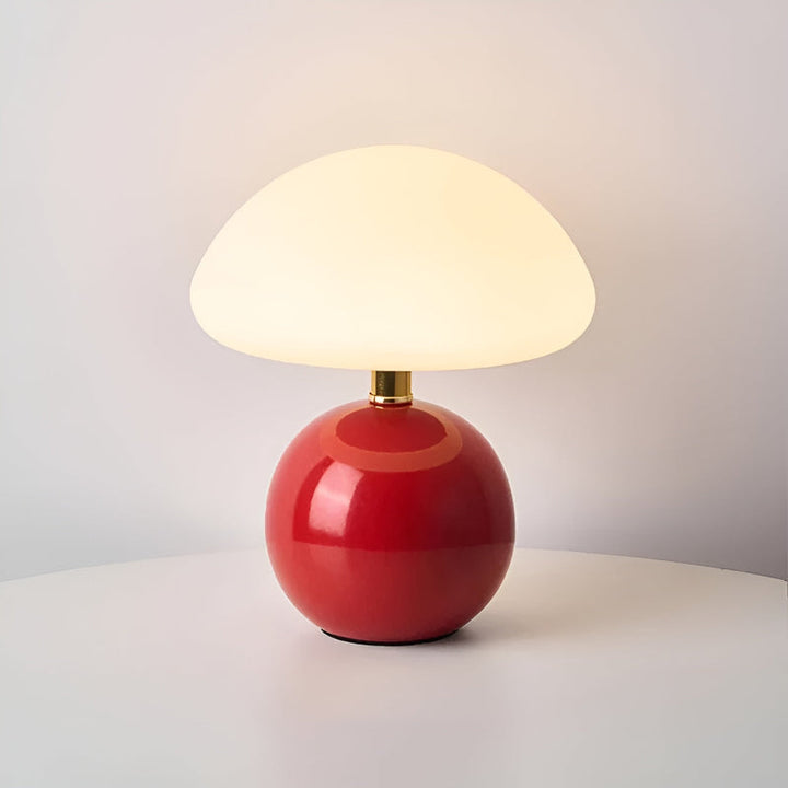 Sculpted Acrylic Table Lamp detail view