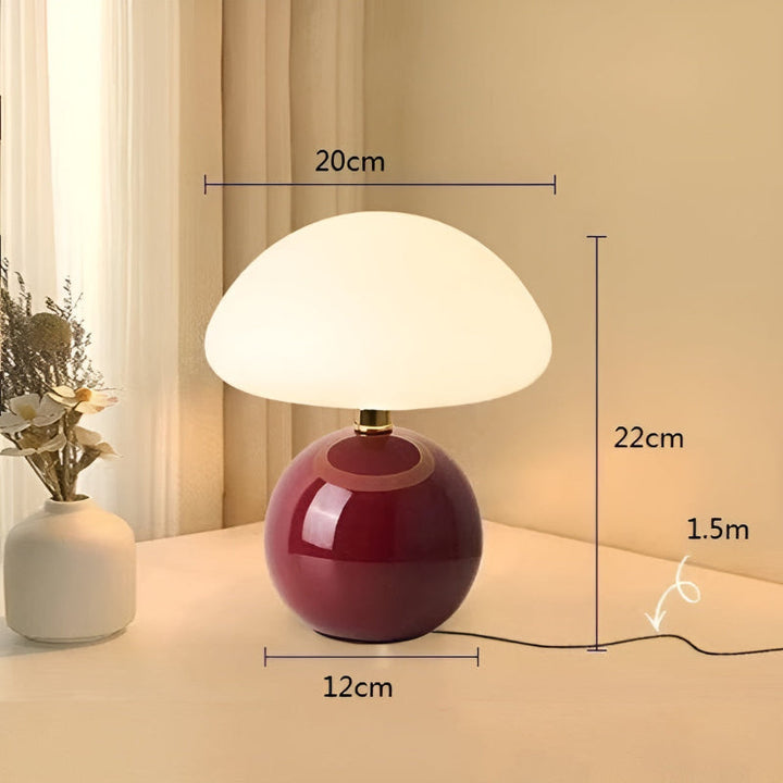 Sculpted Acrylic Table Lamp