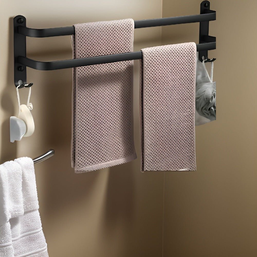 Sleek Aluminum Towel Rack 0
