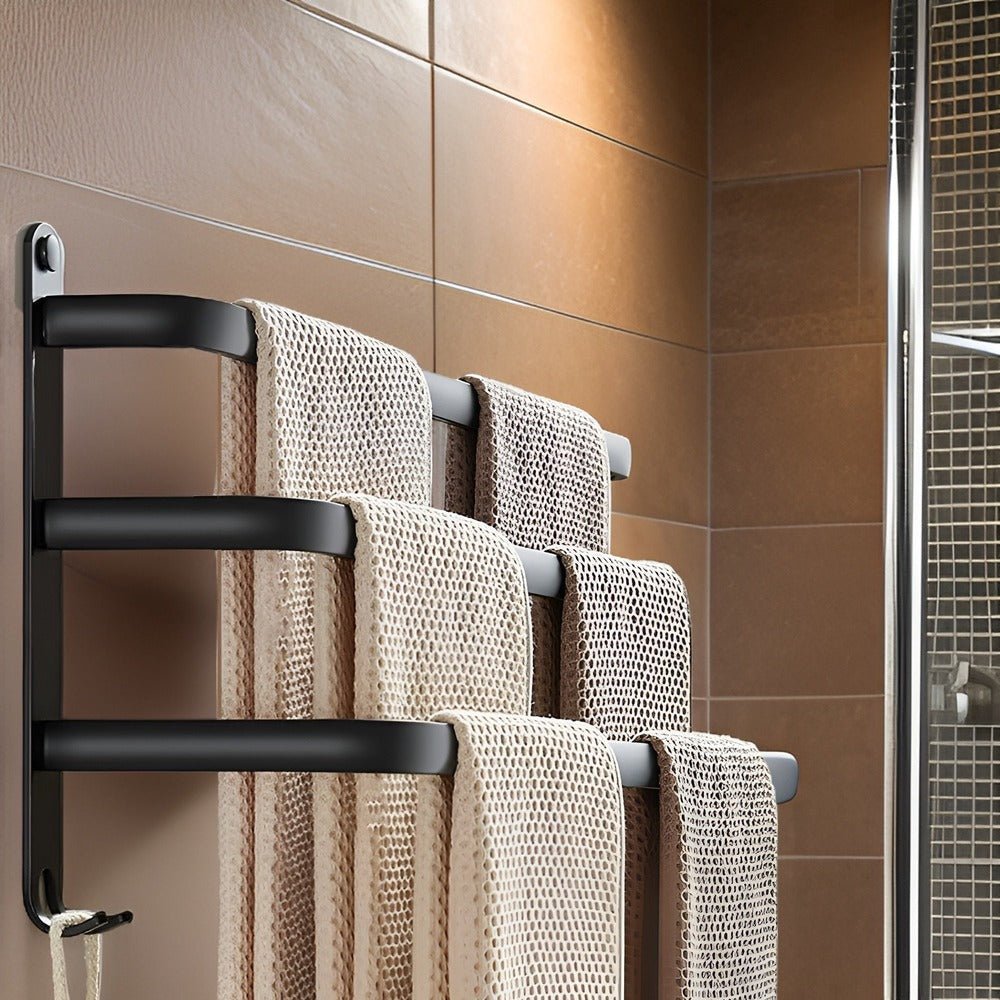 Sleek Aluminum Towel Rack 2
