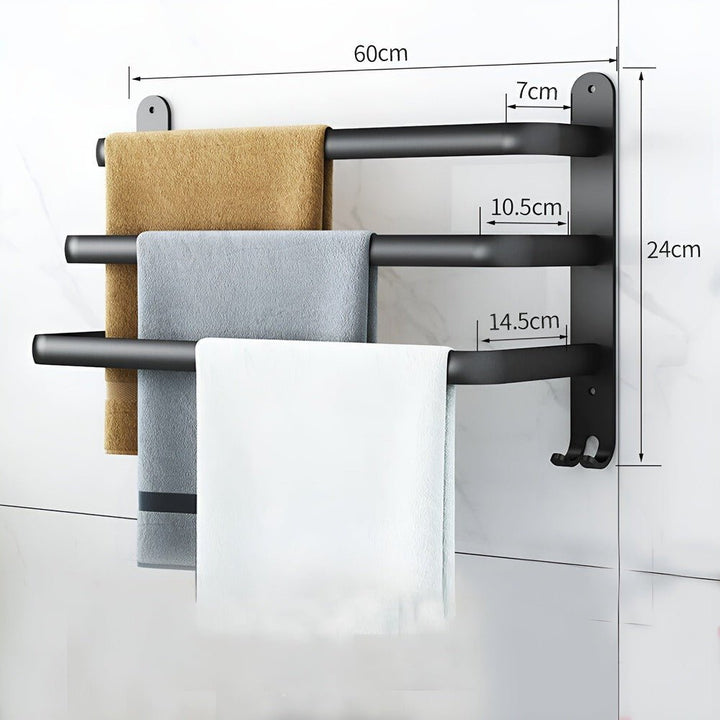 Sleek Aluminum Towel Rack 3