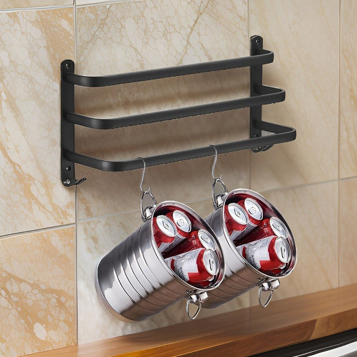 Sleek Aluminum Towel Rack 8
