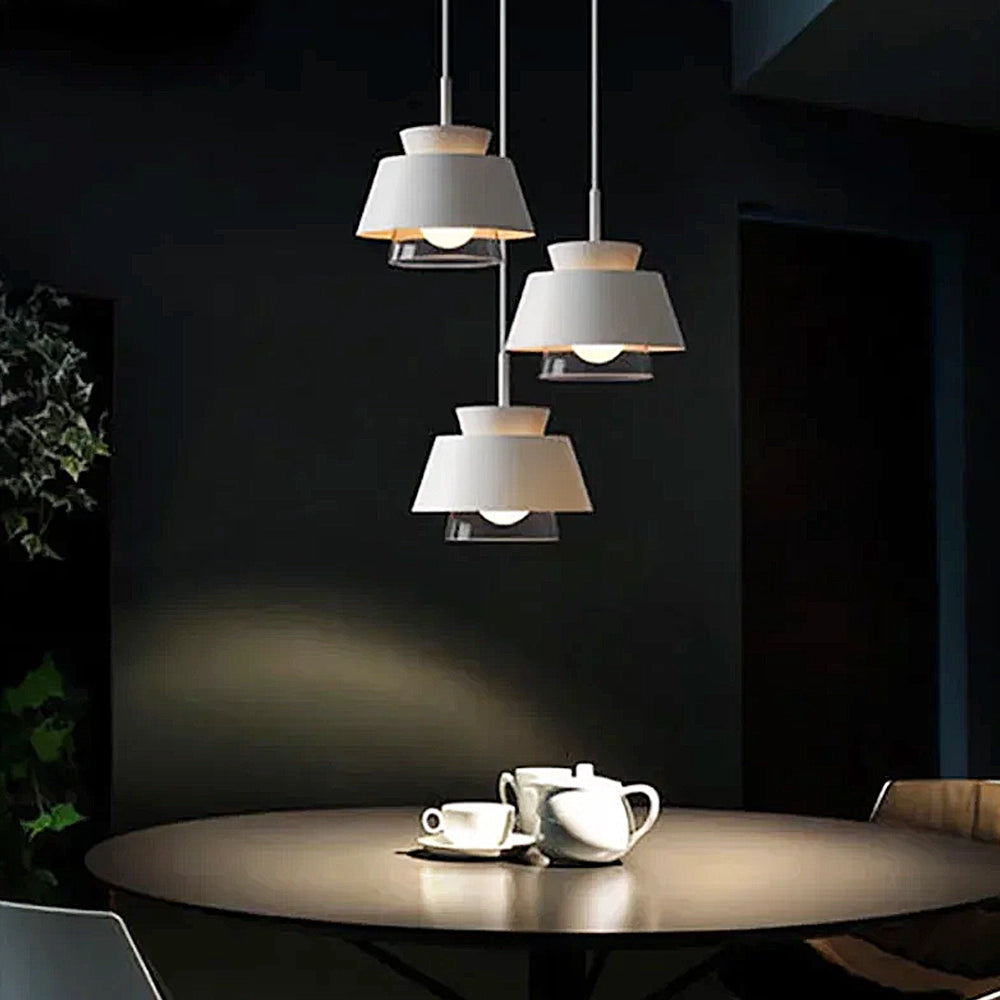 Sleek Black Glass Pendant Light 4