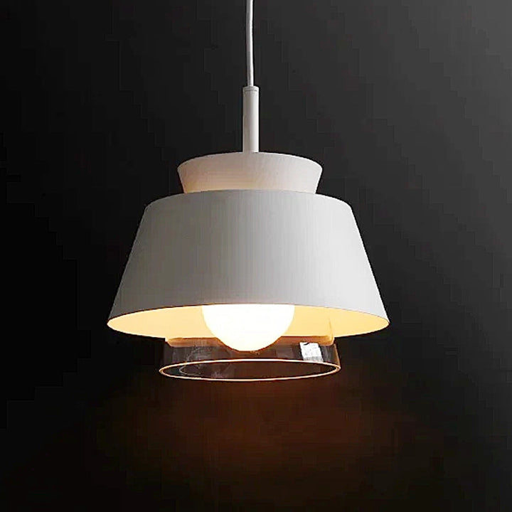 Sleek Black Glass Pendant Light 6