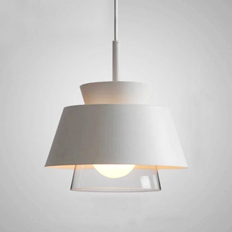 Sleek Black Glass Pendant Light 9