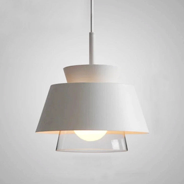 Sleek Black Glass Pendant Light 9