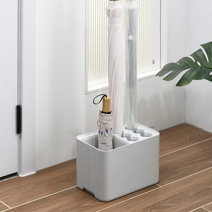 Sleek Indoor Umbrella Stand with Drip Tray 0