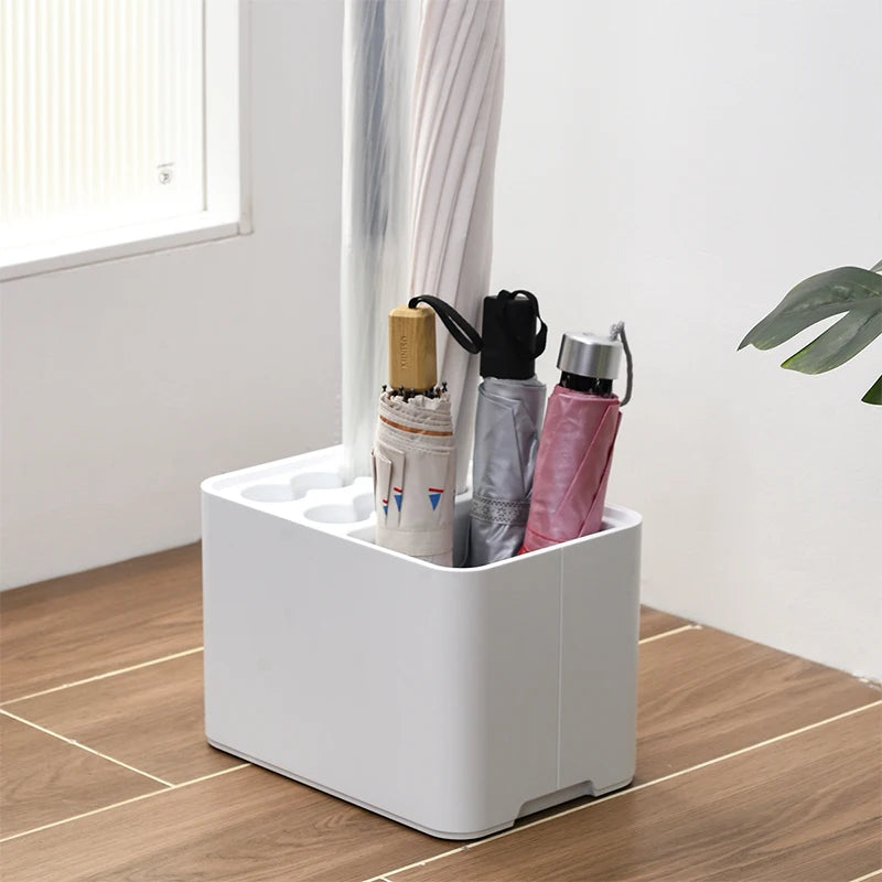 Sleek Indoor Umbrella Stand with Drip Tray 1
