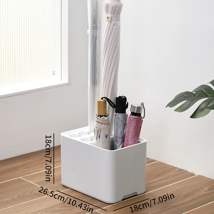 Sleek Indoor Umbrella Stand with Drip Tray 10