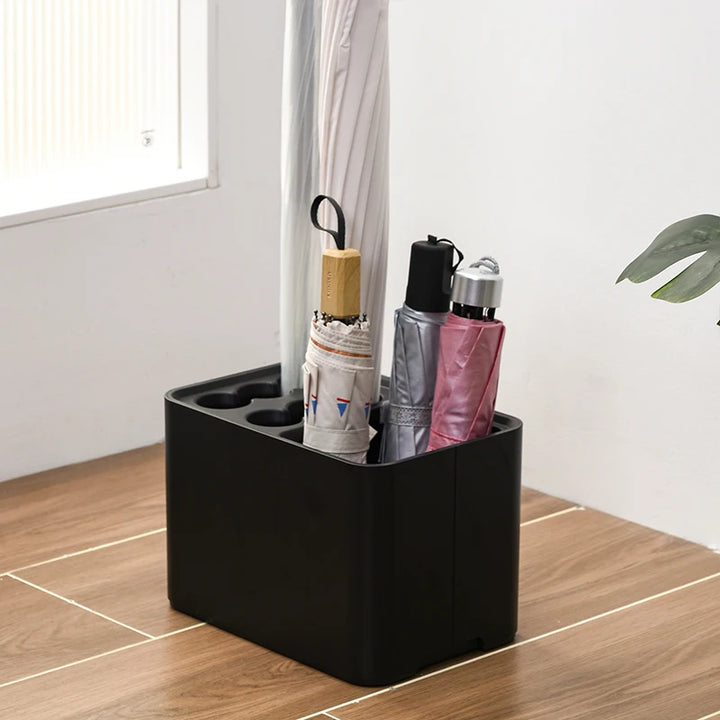 Sleek Indoor Umbrella Stand with Drip Tray 2