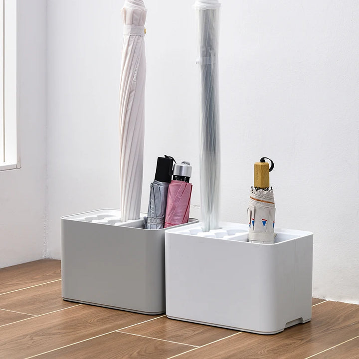 Sleek Indoor Umbrella Stand with Drip Tray 5